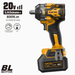 Suntec New Industrial Li-ion Brushless Cordless Impact Wrench 20V High Torque